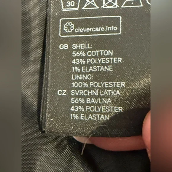 Boho Mini Skirt Floral Red Trim Cottagecore Lined Skirt Size 4 - Picture 5 of 8